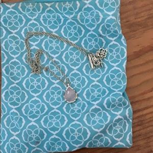 Kendra scott pink stone necklace